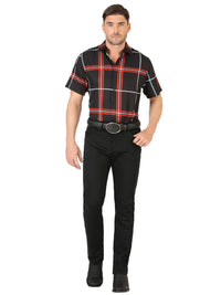 Men's Boot Cut Western Jeans – Stretch Denim Cowboy Pants - Black 45540 - OriginalWestern.com
