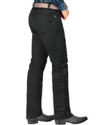 Men's Boot Cut Western Jeans – Stretch Denim Cowboy Pants – Black 5601 - OriginalWestern.com