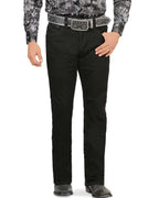Men's Boot Cut Western Jeans – Stretch Denim Cowboy Pants - Black 9054 - OriginalWestern.com