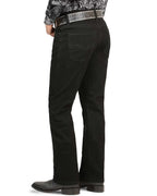 Men's Boot Cut Western Jeans – Stretch Denim Cowboy Pants - Black 9054 - OriginalWestern.com