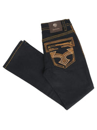 Men's Boot Cut Western Jeans – Stretch Denim Cowboy Pants -Blue 45313 - OriginalWestern.com