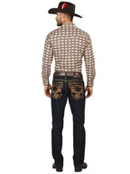Men's Boot Cut Western Jeans – Stretch Denim Cowboy Pants -Blue 45313 - OriginalWestern.com