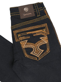 Men's Boot Cut Western Jeans – Stretch Denim Cowboy Pants -Blue 45313 - OriginalWestern.com