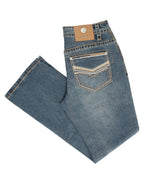 Men's Boot Cut Western Jeans – Stretch Denim Cowboy Pants -Blue 45314 - OriginalWestern.com