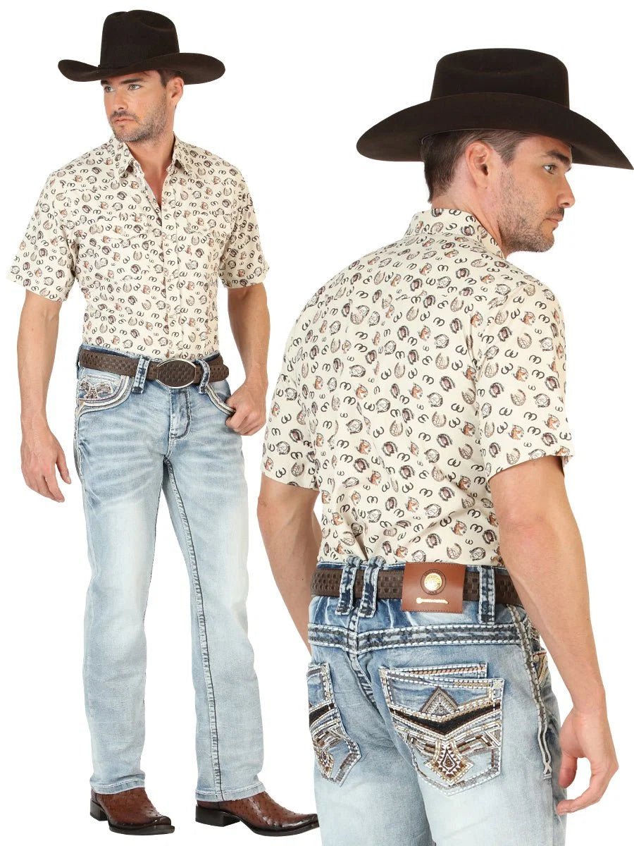 Men's Boot Cut Western Jeans – Stretch Denim Cowboy Pants - Blue 45533 - OriginalWestern.com