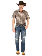 Men's Boot Cut Western Jeans – Stretch Denim Cowboy Pants - Dark Blue 45534 - OriginalWestern.com