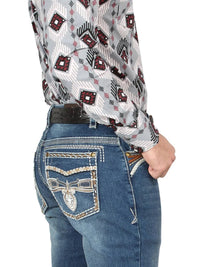 Men's Boot Cut Western Jeans – Stretch Denim Cowboy Pants - Durk Blue 44974 - OriginalWestern.com