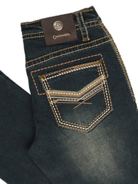 Men's Boot Cut Western Jeans – Stretch Denim Cowboy Pants - Green 45315 - OriginalWestern.com