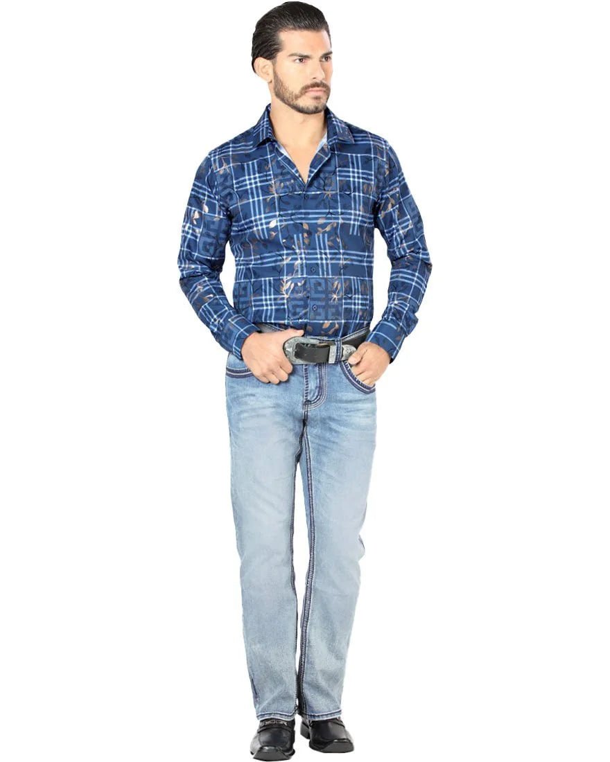 Men's Boot Cut Western Jeans – Stretch Denim Cowboy Pants – L Blue 1851 - OriginalWestern.com