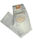 Men's Boot Cut Western Jeans – Stretch Denim Cowboy Pants - Light Blue 45317 - OriginalWestern.com