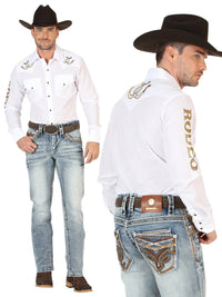 Men's Boot Cut Western Jeans – Stretch Denim Cowboy Pants - Light Blue 45530 - OriginalWestern.com