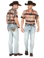 Men's Boot Cut Western Jeans – Stretch Denim Cowboy Pants - Light Blue 45531 - OriginalWestern.com
