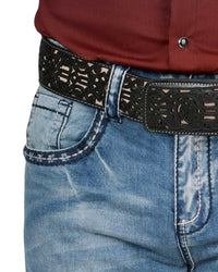 Men's Boot Cut Western Jeans – Stretch Denim Cowboy Pants - Lt Blue 1872 - OriginalWestern.com
