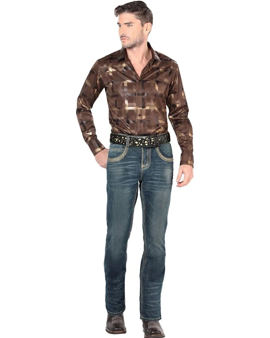Men's Boot Cut Western Jeans – Stretch Denim Cowboy Pants – M Blue 1851 - OriginalWestern.com