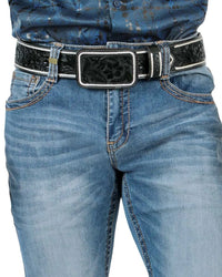 Men's Boot Cut Western Jeans – Stretch Denim Cowboy Pants - Med Blue 9046 - OriginalWestern.com