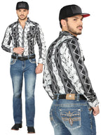 Men's Boot Cut Western Jeans – Stretch Denim Cowboy Pants - Medium Blue 44971 - OriginalWestern.com