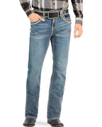 Men's Boot Cut Western Jeans – Stretch Denim Cowboy Pants – Medium Blue 4646 - OriginalWestern.com