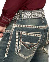 Men's Boot Cut Western Jeans – Stretch Denim Cowboy Pants - Stone 1872 - OriginalWestern.com
