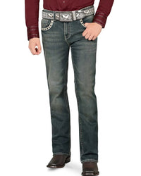 Men's Boot Cut Western Jeans – Stretch Denim Cowboy Pants - Stone 1872 - OriginalWestern.com