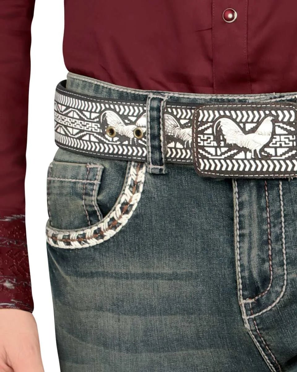 Men's Boot Cut Western Jeans – Stretch Denim Cowboy Pants - Stone 1872 - OriginalWestern.com