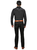 Men's Boot Cut Western Jeans – Tinted Denim Cowboy Pants - Black 44966 - OriginalWestern.com