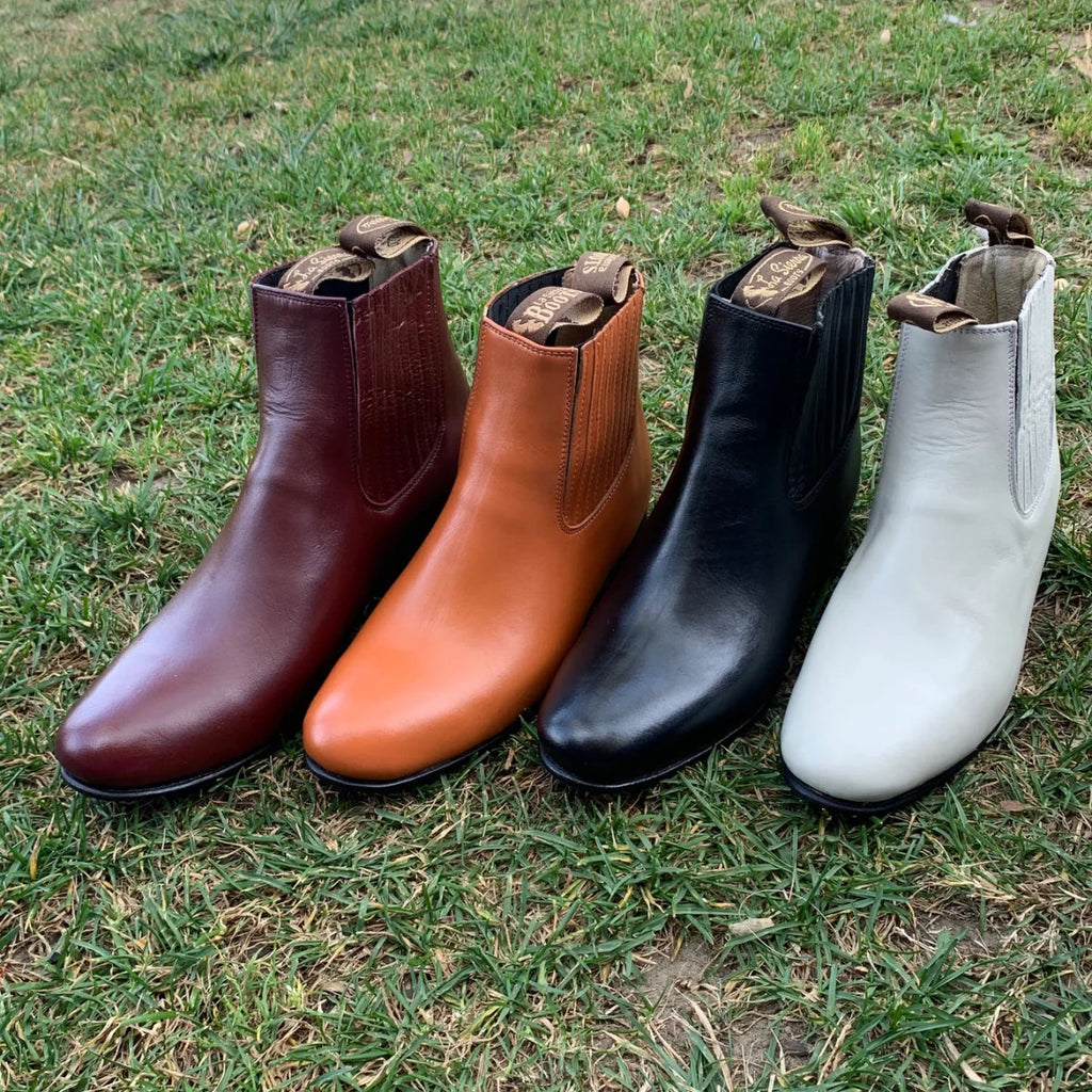 Men's Charro Ankle Boot Napa Est. 300 Brown - OriginalWestern.com