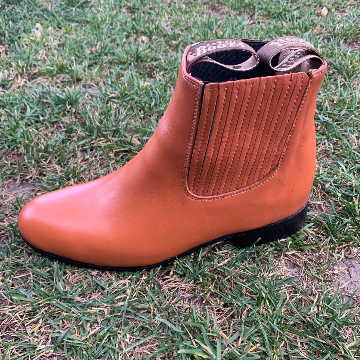 Men's Charro Ankle Boot Napa Est. 300 Cognac - OriginalWestern.com