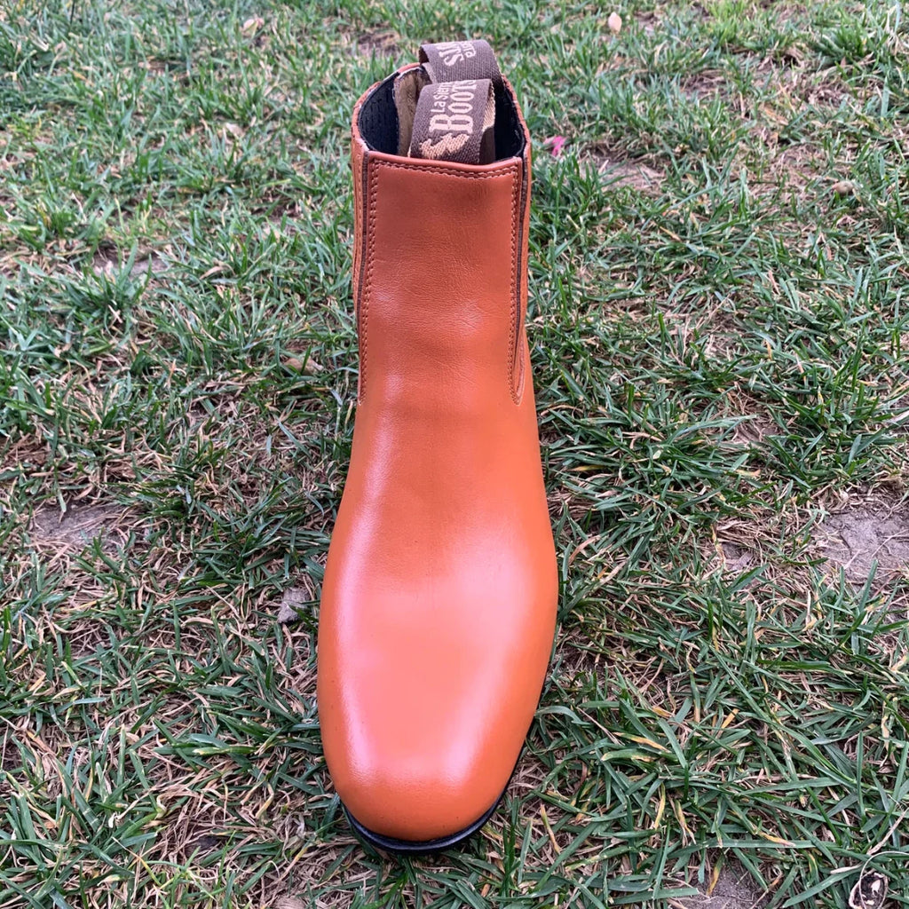 Men's Charro Ankle Boot Napa Est. 300 Cognac - OriginalWestern.com