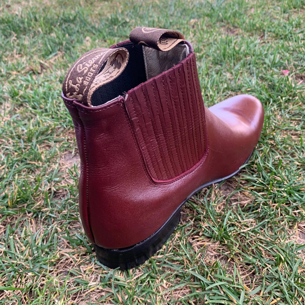 Men's Charro Ankle Boot Napa Est. 300 Wine - OriginalWestern.com