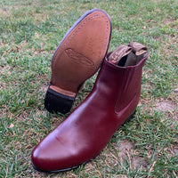 Men's Charro Ankle Boot Napa Est. 300 Wine - OriginalWestern.com