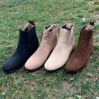 Men's Charro Ankle Boot Nubuck Est. 310 Bone - OriginalWestern.com