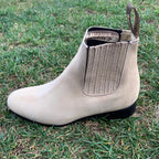 Men's Charro Ankle Boot Nubuck Est. 310 Bone - OriginalWestern.com