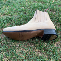 Men's Charro Ankle Boot Nubuck Est. 310 Bone - OriginalWestern.com