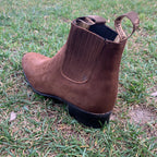 Men's Charro Ankle Boot Nubuck Est. 310 Brown - OriginalWestern.com