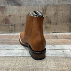 Men's Cowboy Pull On Ankle–Round Boots Rubber Sole Est. 250 Honey - OriginalWestern.com
