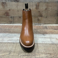 Men's Cowboy Pull On Ankle–Round Boots Rubber Sole Est. 250 Honey - OriginalWestern.com