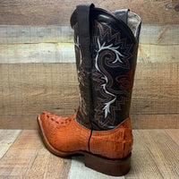 Men's Cowboy Western Exotic Cocodrile Print Pinted Toe Boot Est. 097 Cognac - OriginalWestern.com