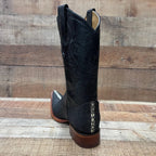 Men's Cowboy Western Exotic Stingay Print Pointed Toe Boot Est. 097 Black - OriginalWestern.com