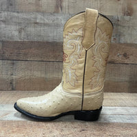 Men's Cowboy Western Ostrich Printed Pointed Boots Est. 099 Orix - OriginalWestern.com