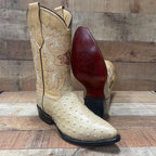 Men's Cowboy Western Ostrich Printed Pointed Boots Est. 099 Orix - OriginalWestern.com
