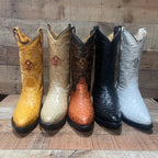 Men's Cowboy Western Ostrich Printed Pointed Boots Est. 099 Orix - OriginalWestern.com