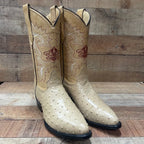 Men's Cowboy Western Ostrich Printed Pointed Boots Est. 099 Orix - OriginalWestern.com