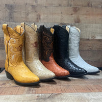 Men's Cowboy Western Ostrich Printed Pointed Boots Est. 099 Orix - OriginalWestern.com