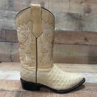 Men's Cowboy Western Ostrich Printed Pointed Boots Est. 099 Orix - OriginalWestern.com