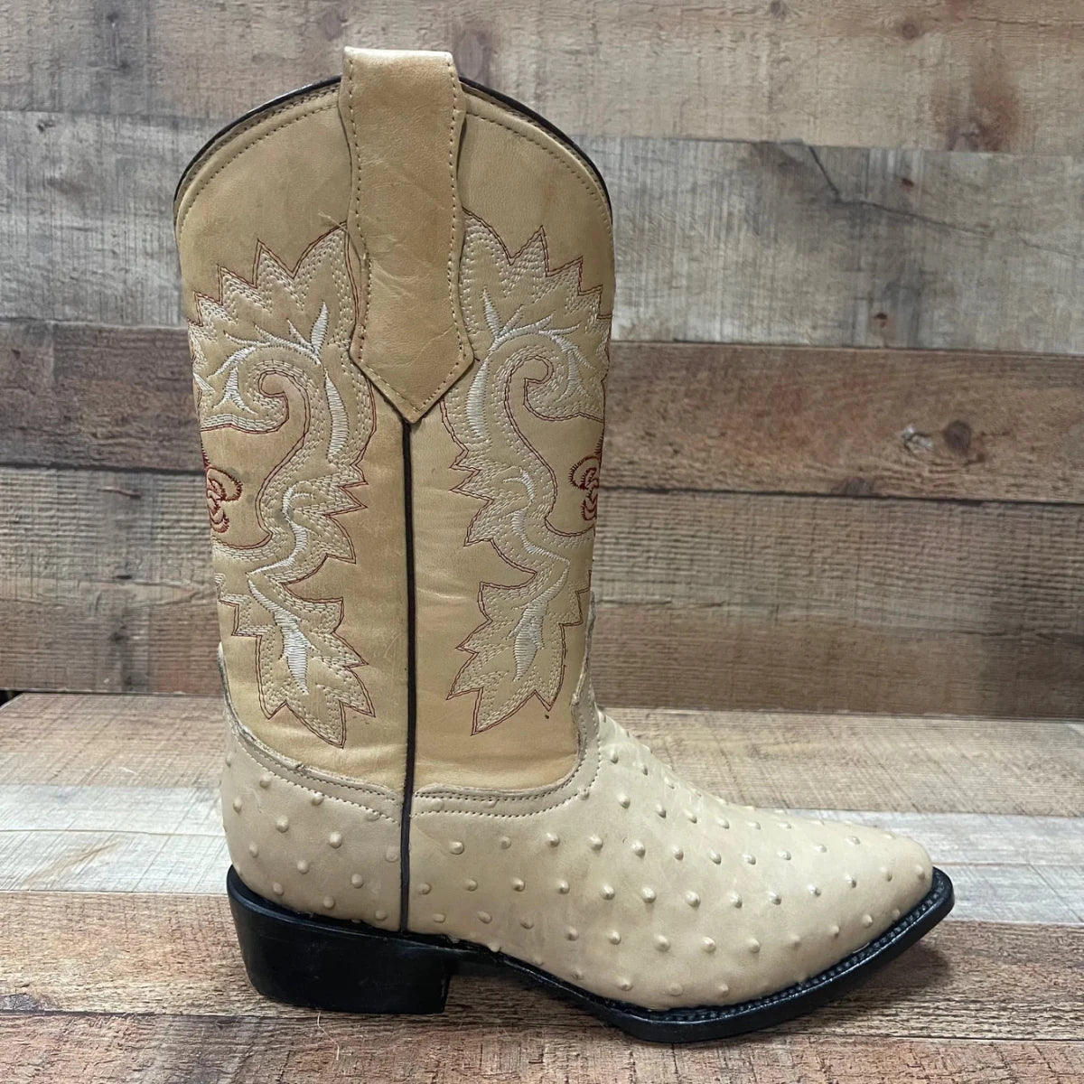 Men's Cowboy Western Ostrich Printed Pointed Boots Est. 099 Orix - OriginalWestern.com