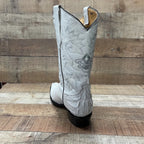 Men's Crocodile Print Leather Cowboy Boots Est. 099 Bone - OriginalWestern.com