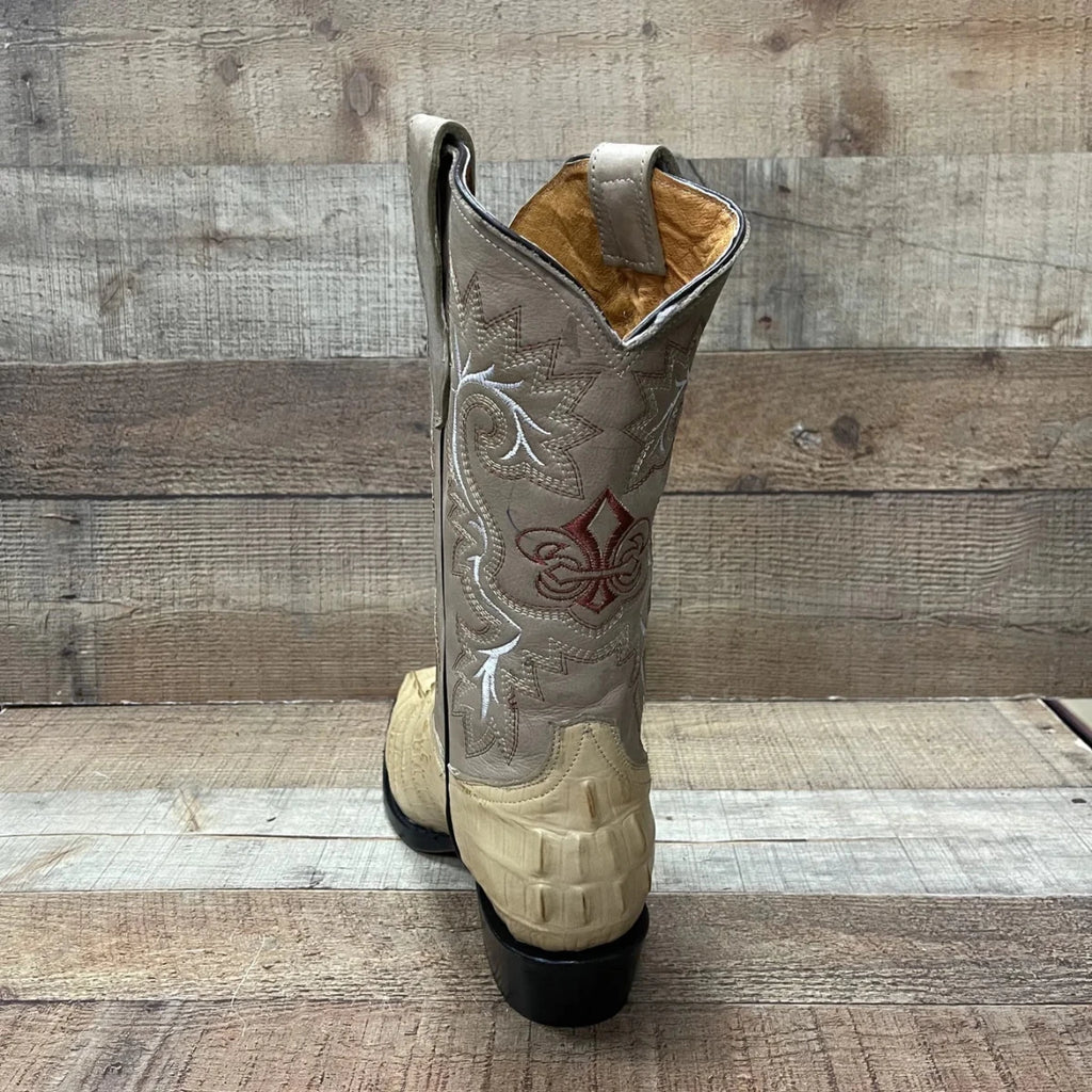 Men's Crocodile Print Leather Cowboy Boots Est. 099 Orix - OriginalWestern.com