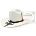 Men’s Cuernos Chuecos 10,000X Johnson Style Straw Cowboy Hat DeLuxe - OriginalWestern.com