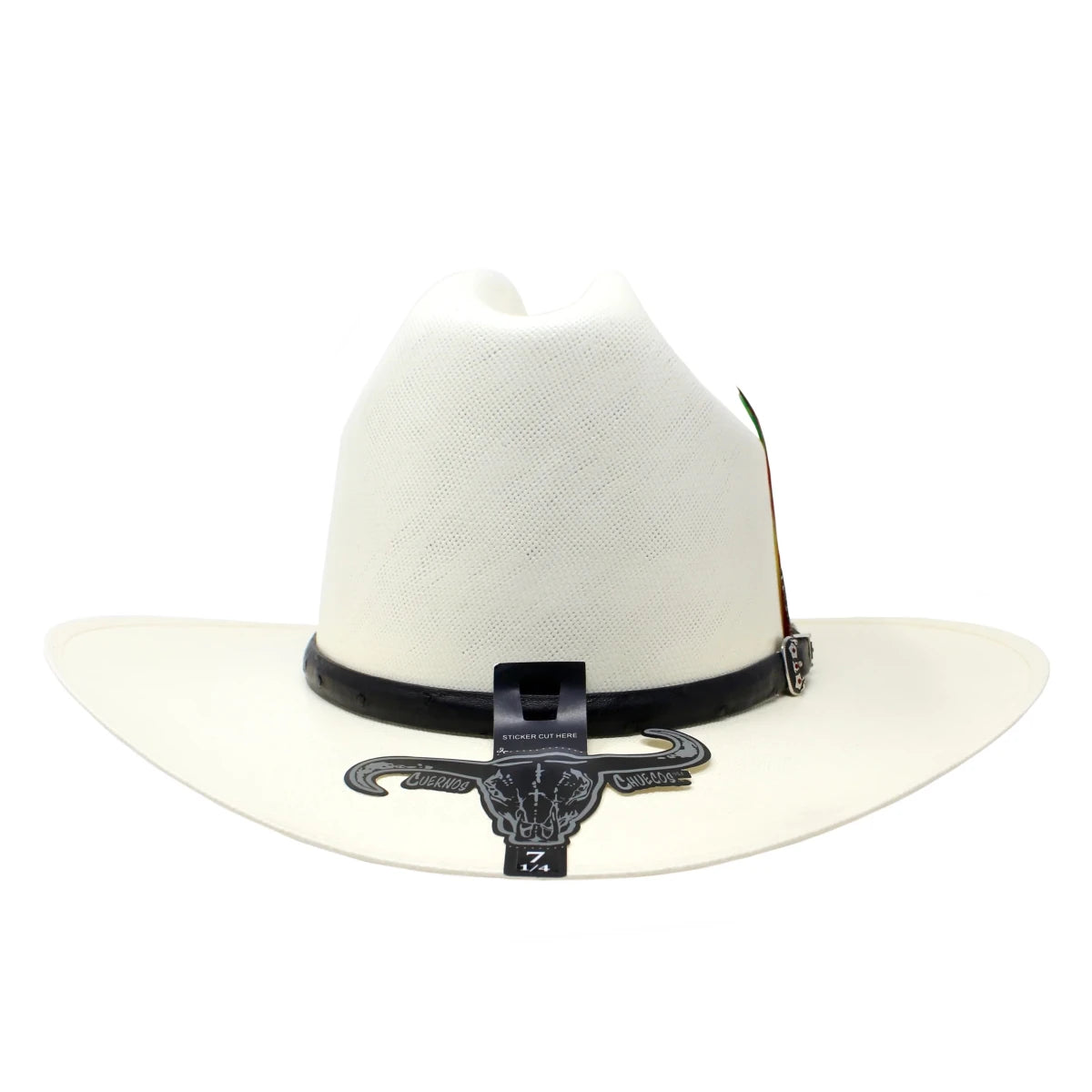 Men’s Cuernos Chuecos 10,000X Johnson Style Straw Cowboy Hat DeLuxe - OriginalWestern.com