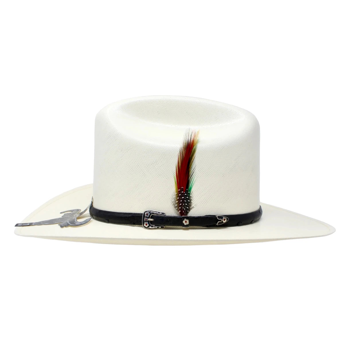 Men’s Cuernos Chuecos 10,000X Johnson Style Straw Cowboy Hat DeLuxe - OriginalWestern.com